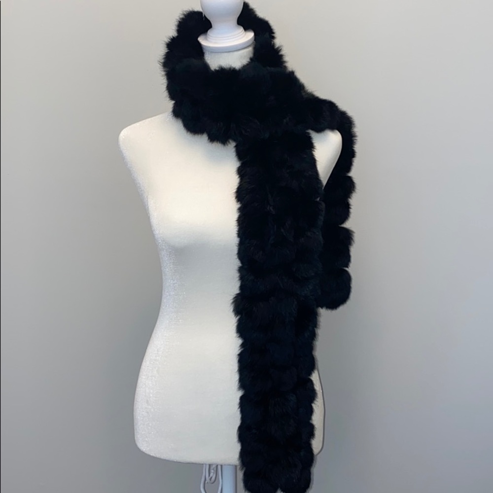 Rabbit Fur Scarf
